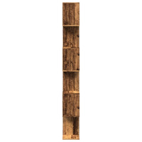Produktbild för Bokhylla/Rumsavdelare 6 hyllor 70x24x193 cm konstruerat trä