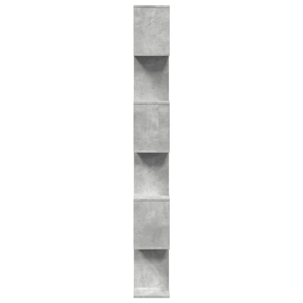 Produktbild för Bokhylla/Rumsavdelare 6 hyllor 70x24x193 cm konstruerat trä