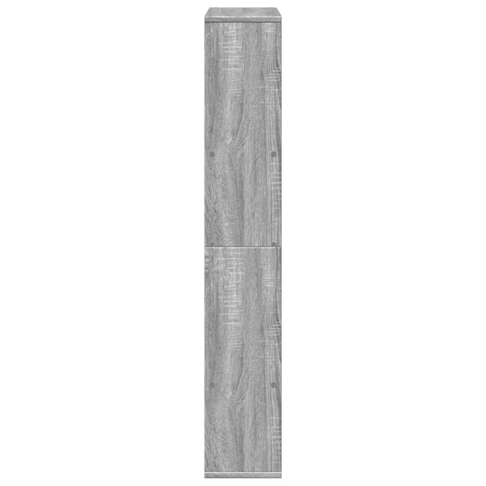 Produktbild för Bokhylla grå sonoma 72x20x120,5 cm konstruerat trä