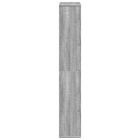 Produktbild för Bokhylla grå sonoma 72x20x120,5 cm konstruerat trä