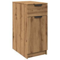 Produktbild för Sängbord artisan ek 33x50x75 cm konstruerat trä