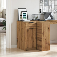 Produktbild för Sängbord artisan ek 33x50x75 cm konstruerat trä