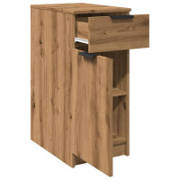 Produktbild för Sängbord artisan ek 33x50x75 cm konstruerat trä