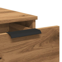 Produktbild för Sängbord artisan ek 33x50x75 cm konstruerat trä