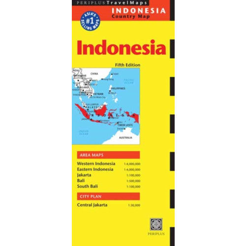 Periplus Editions Indonesia Travel Map Fifth Edition