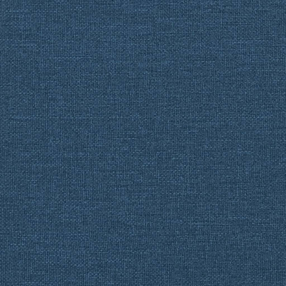 Produktbild för Ramsäng med madrass blå 120x190 cm tyg