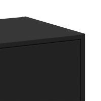 Produktbild för Apoteksskåp svart 40x41x77,5 cm konstruerat trä