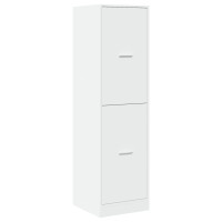 Produktbild för Apoteksskåp vit 40x41x144,5 cm konstruerat trä