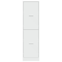 Produktbild för Apoteksskåp vit 40x41x144,5 cm konstruerat trä