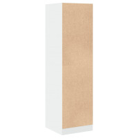Produktbild för Apoteksskåp vit 40x41x144,5 cm konstruerat trä