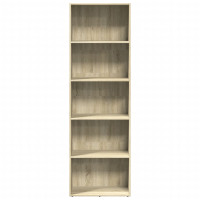 Produktbild för Bokhylla sonoma-ek 60x30x189 cm konstruerat trä