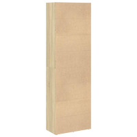 Produktbild för Bokhylla sonoma-ek 60x30x189 cm konstruerat trä