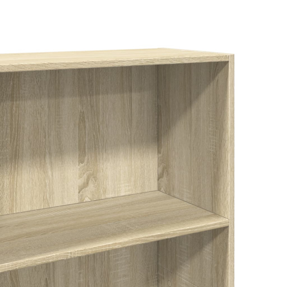 Produktbild för Bokhylla sonoma-ek 60x30x189 cm konstruerat trä