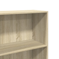 Produktbild för Bokhylla sonoma-ek 60x30x189 cm konstruerat trä