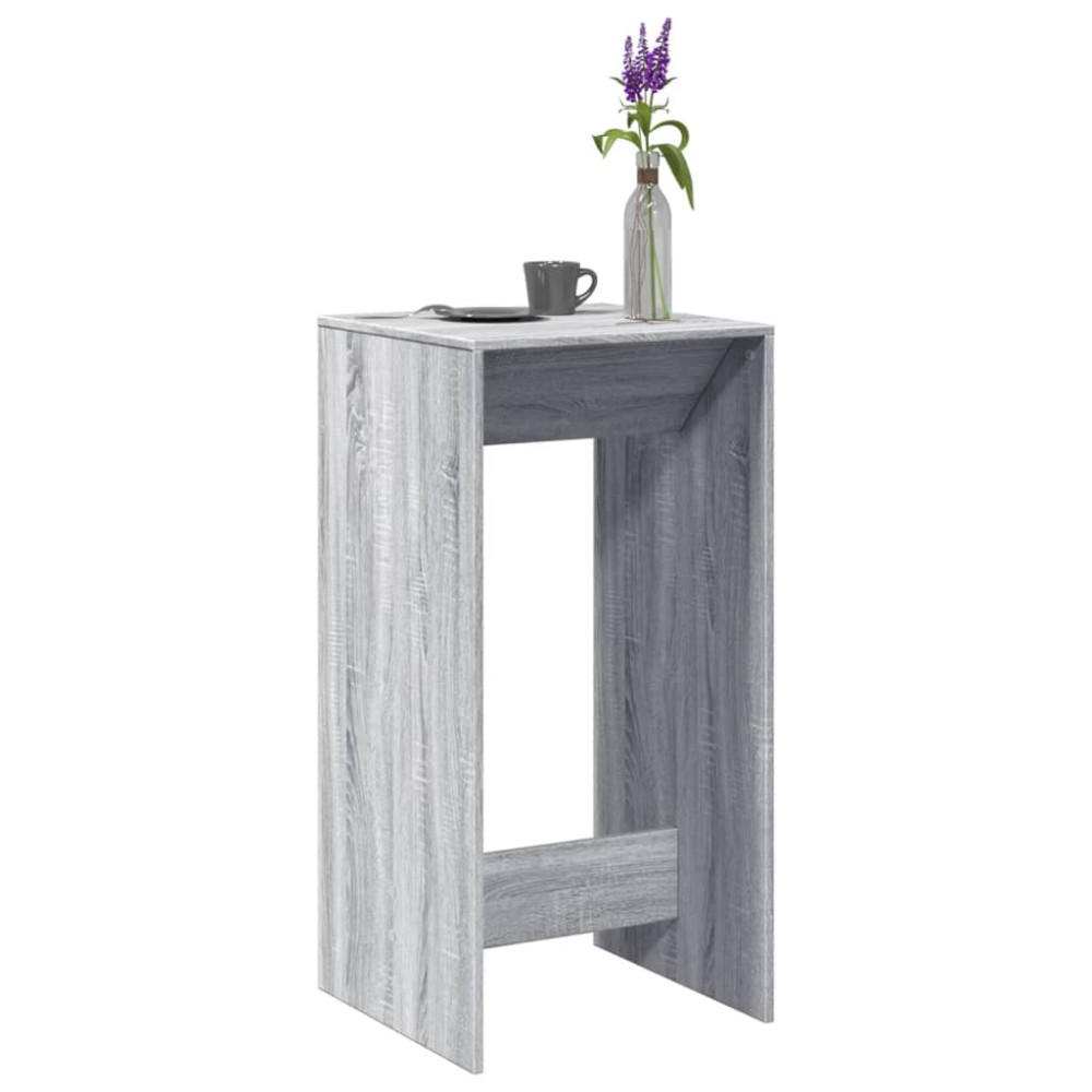 Produktbild för Barbord grå sonoma-ek 51x50x103,5 cm konstruerat trä