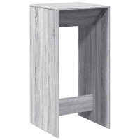 Produktbild för Barbord grå sonoma-ek 51x50x103,5 cm konstruerat trä