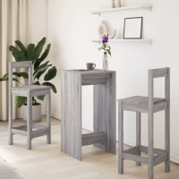 Produktbild för Barbord grå sonoma-ek 51x50x103,5 cm konstruerat trä