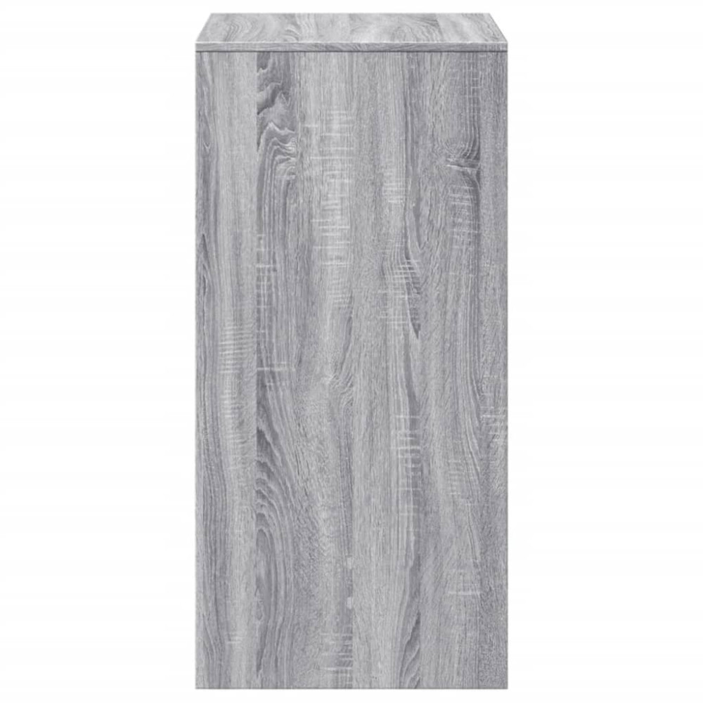 Produktbild för Barbord grå sonoma-ek 51x50x103,5 cm konstruerat trä