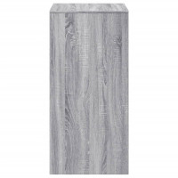 Produktbild för Barbord grå sonoma-ek 51x50x103,5 cm konstruerat trä