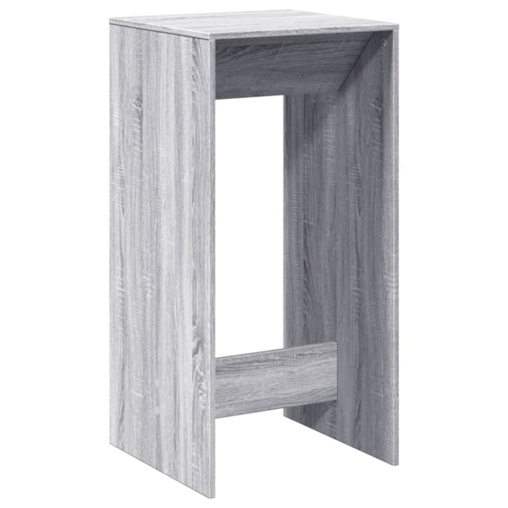 Produktbild för Barbord grå sonoma-ek 51x50x103,5 cm konstruerat trä