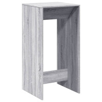 Produktbild för Barbord grå sonoma-ek 51x50x103,5 cm konstruerat trä