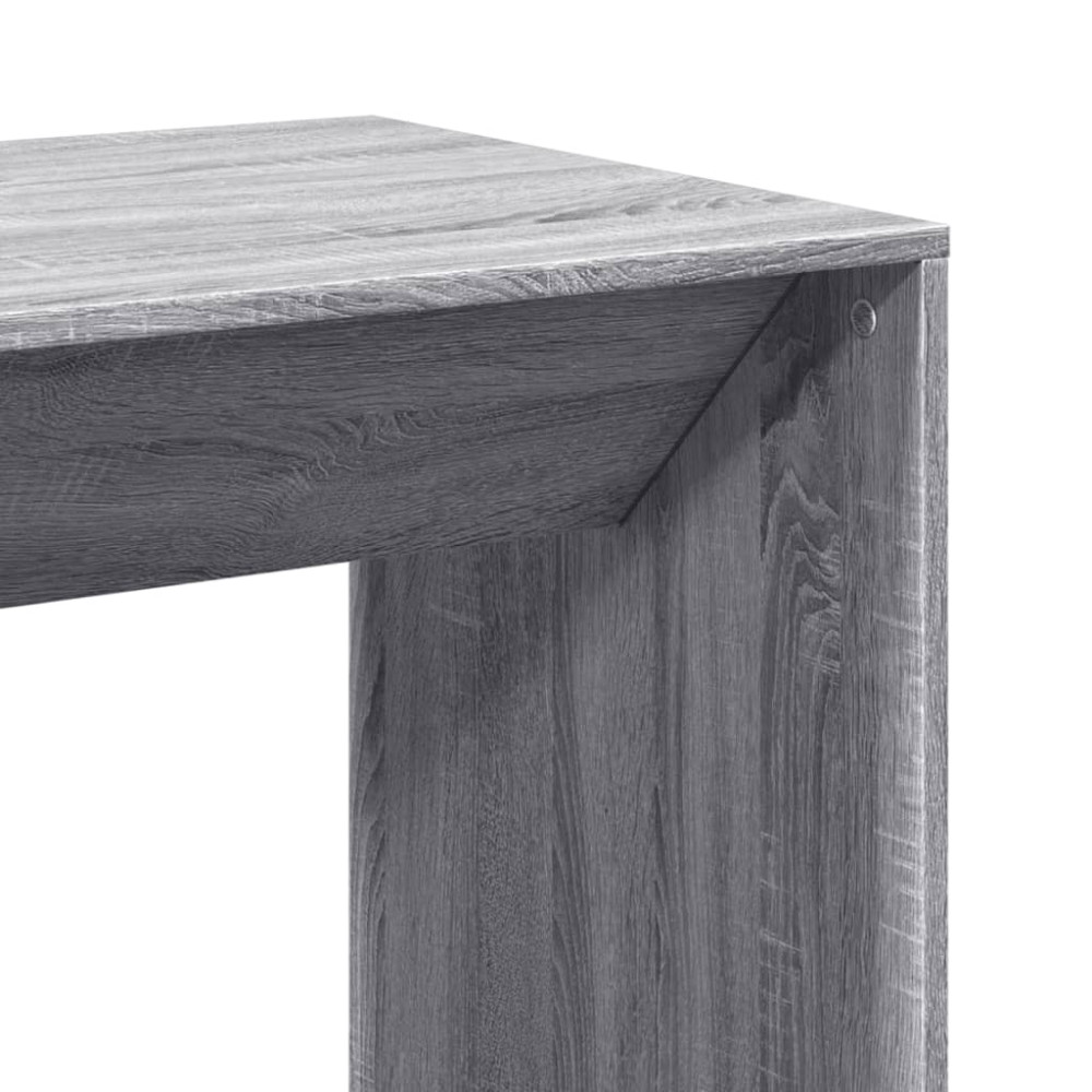 Produktbild för Barbord grå sonoma-ek 51x50x103,5 cm konstruerat trä