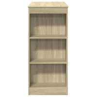 Produktbild för Barbord med hyllor sonoma-ek 95x47x103,5 cm konstruerat trä