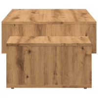 Produktbild för Soffbord artisian ek 105x55x32 cm konstruerat trä