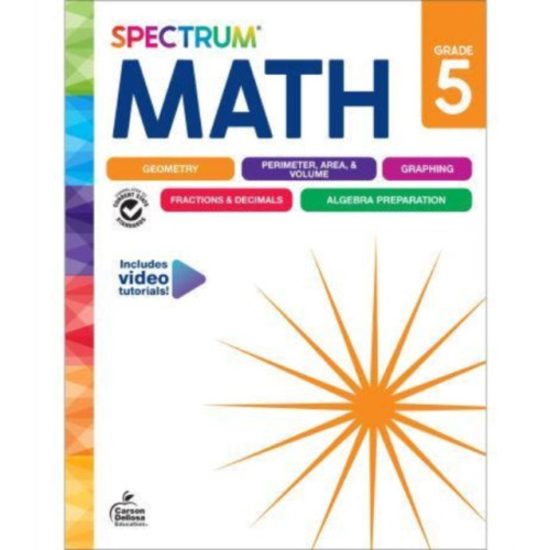 Carson Dellosa Spectrum Math Workbook Grade 5 (häftad, eng)