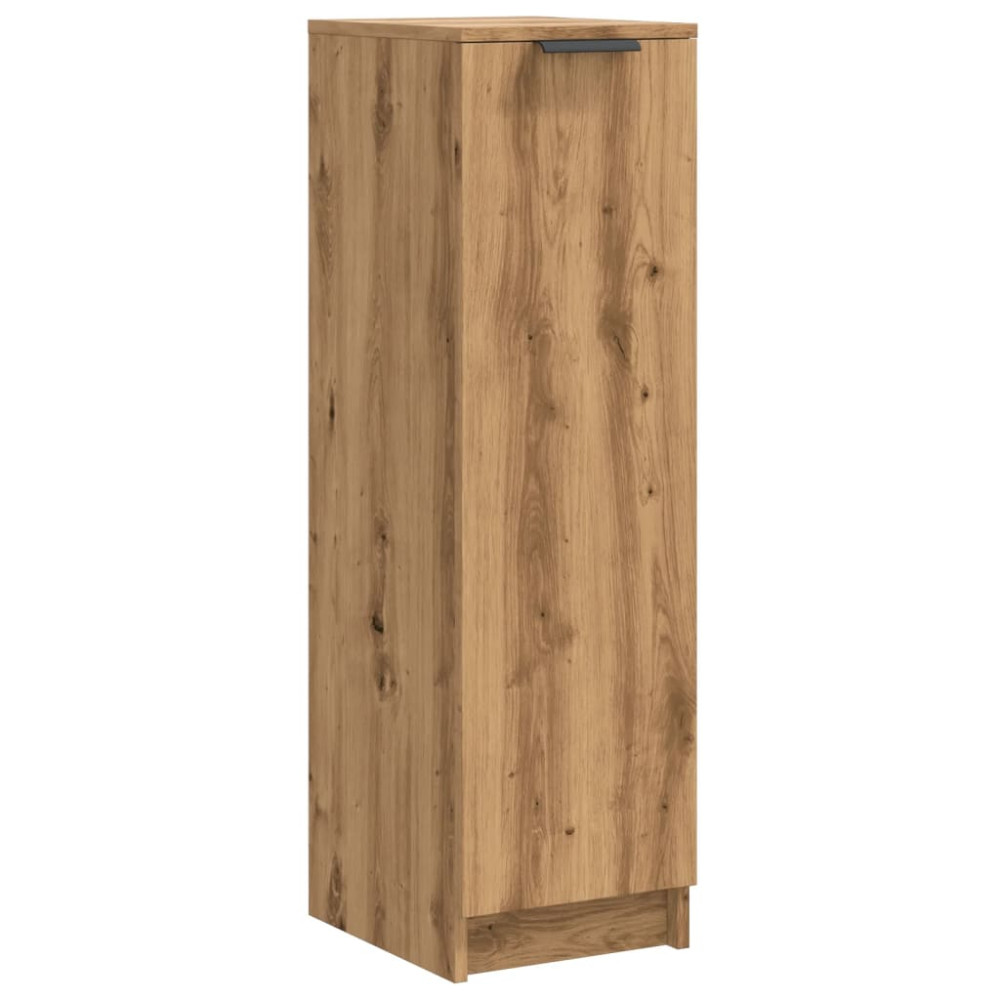 Produktbild för Skoskåp artisan ek 29,5x35x100,5 cm konstruerat trä