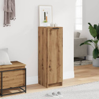 Produktbild för Skoskåp artisan ek 29,5x35x100,5 cm konstruerat trä