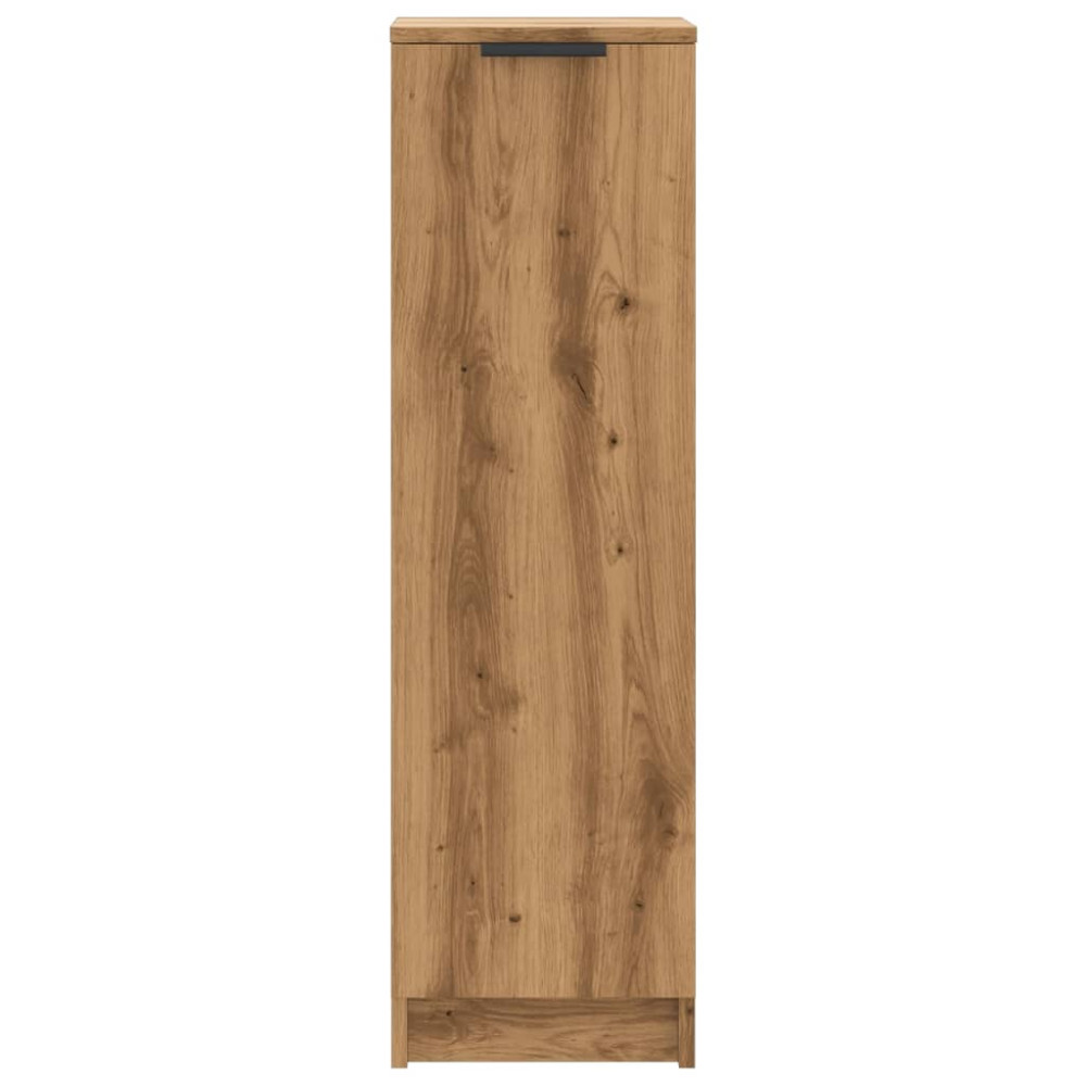 Produktbild för Skoskåp artisan ek 29,5x35x100,5 cm konstruerat trä