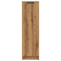 Produktbild för Skoskåp artisan ek 29,5x35x100,5 cm konstruerat trä
