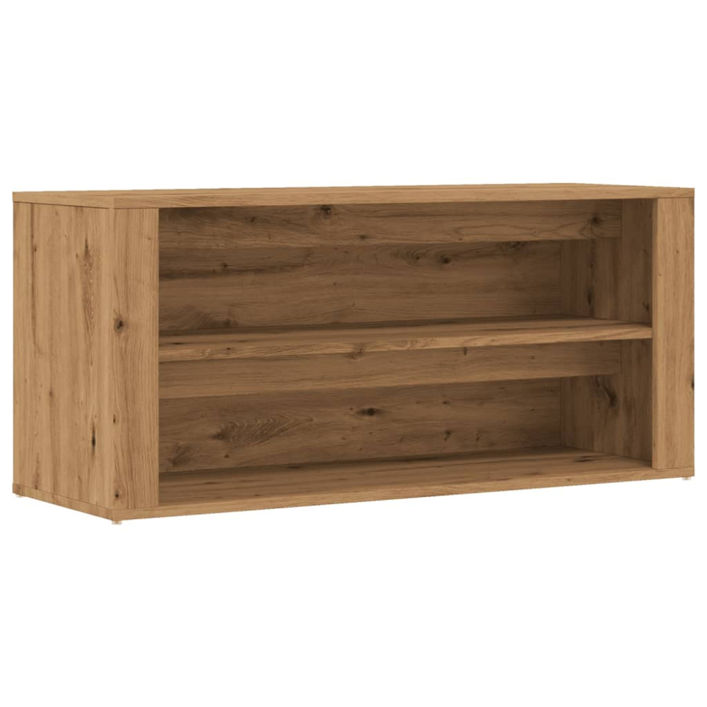 Produktbild för Skobänk artisan ek 100x35x45 cm konstruerat trä