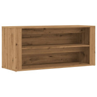 Produktbild för Skobänk artisan ek 100x35x45 cm konstruerat trä