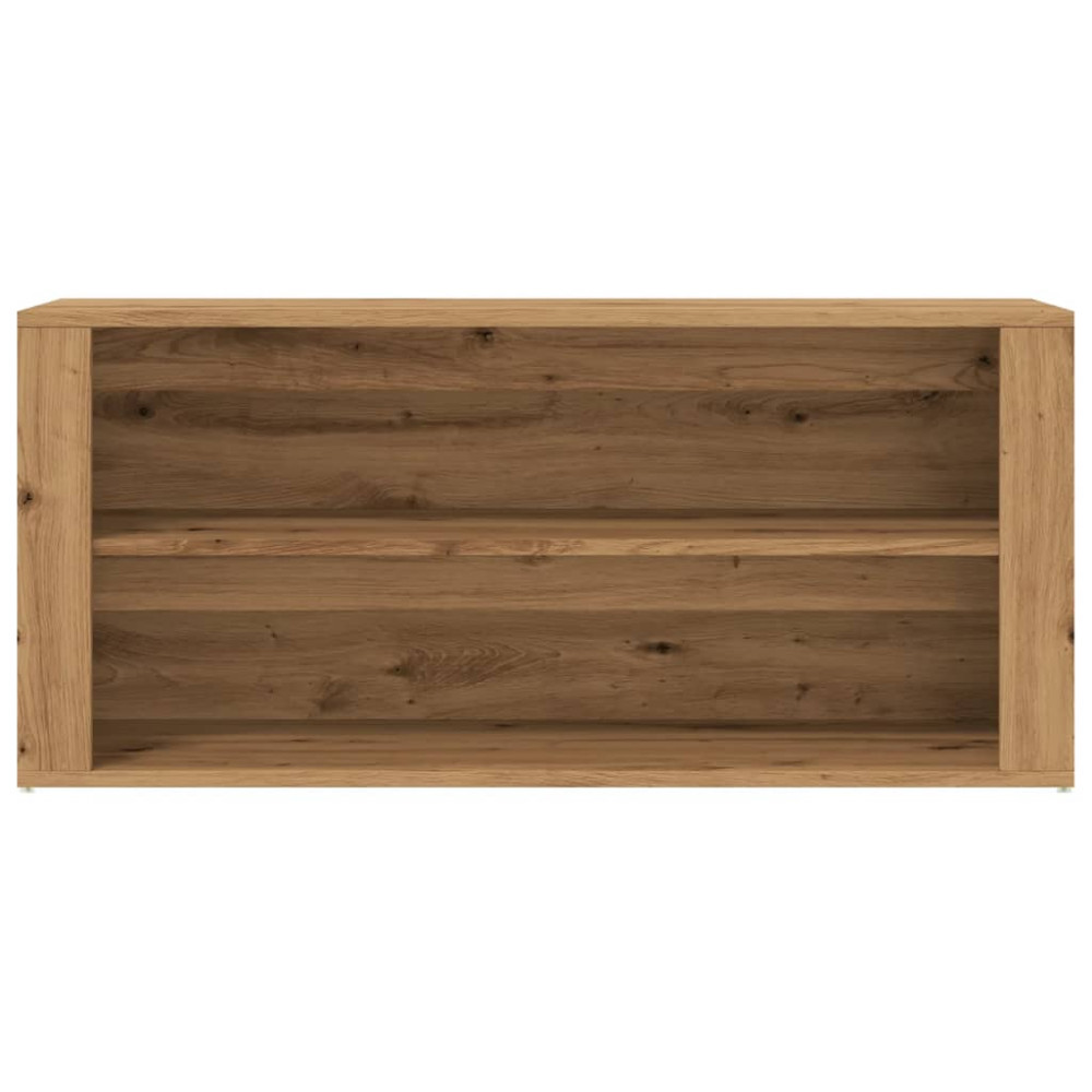 Produktbild för Skobänk artisan ek 100x35x45 cm konstruerat trä