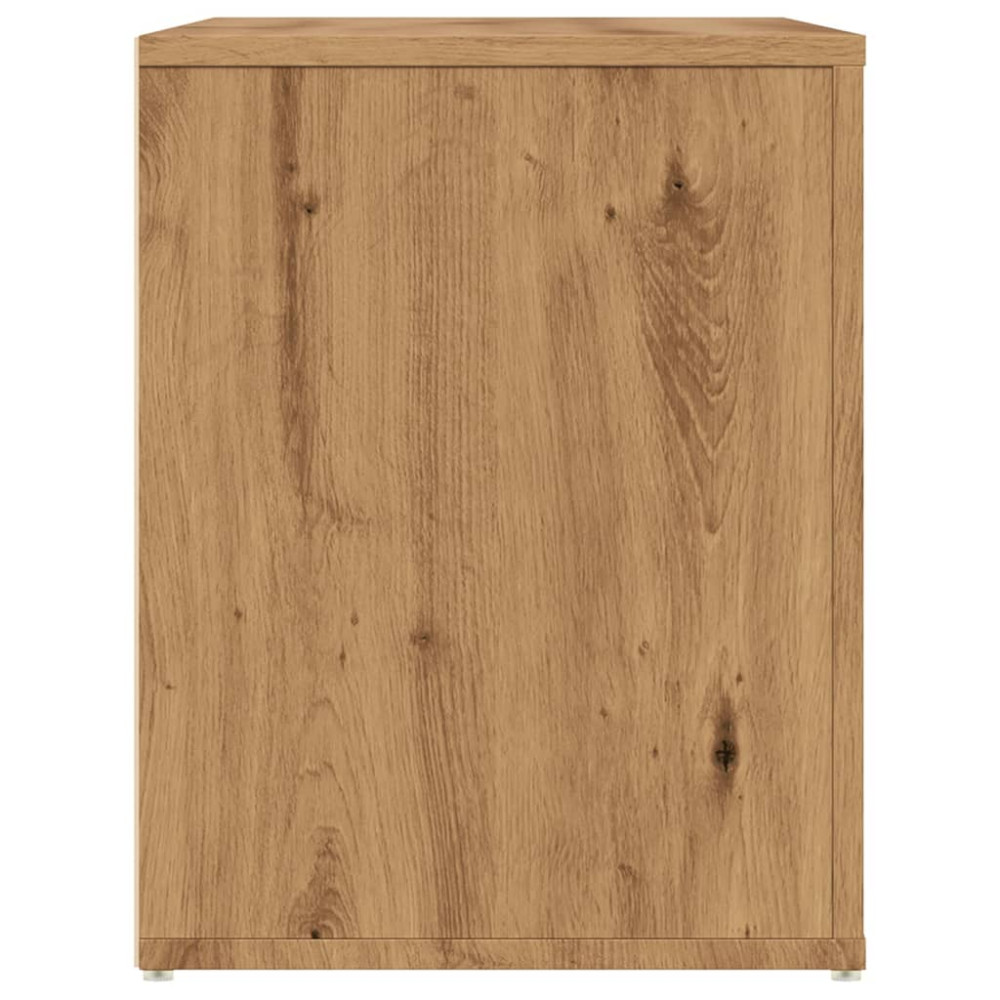 Produktbild för Skobänk artisan ek 100x35x45 cm konstruerat trä