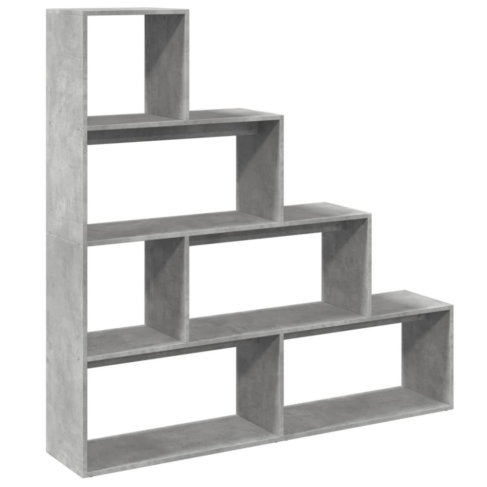 Produktbild för Bokhylla/Rumsavdelare 4 hyllor 143,5x29x143,5cm konstruerat trä