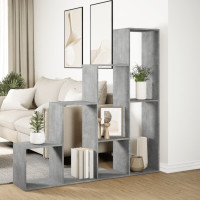 Produktbild för Bokhylla/Rumsavdelare 4 hyllor 143,5x29x143,5cm konstruerat trä