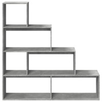 Produktbild för Bokhylla/Rumsavdelare 4 hyllor 143,5x29x143,5cm konstruerat trä