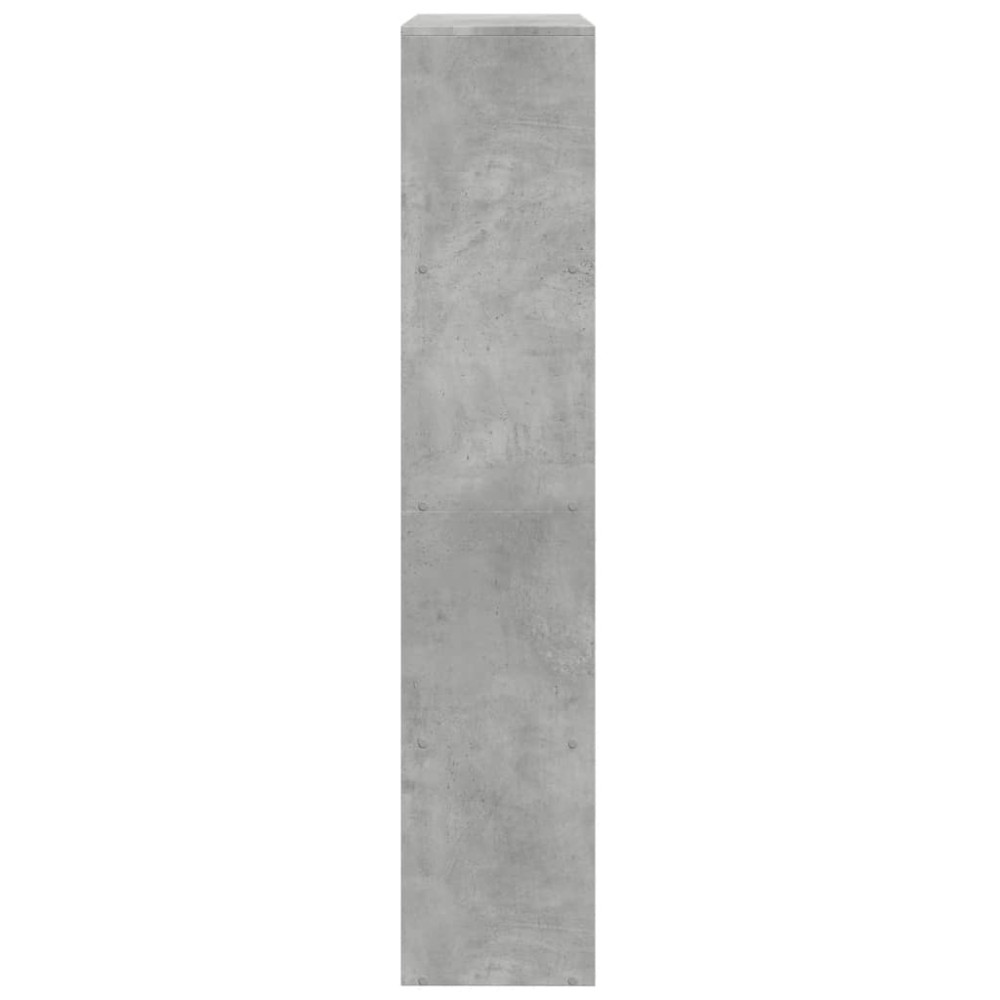 Produktbild för Bokhylla/Rumsavdelare 4 hyllor 143,5x29x143,5cm konstruerat trä