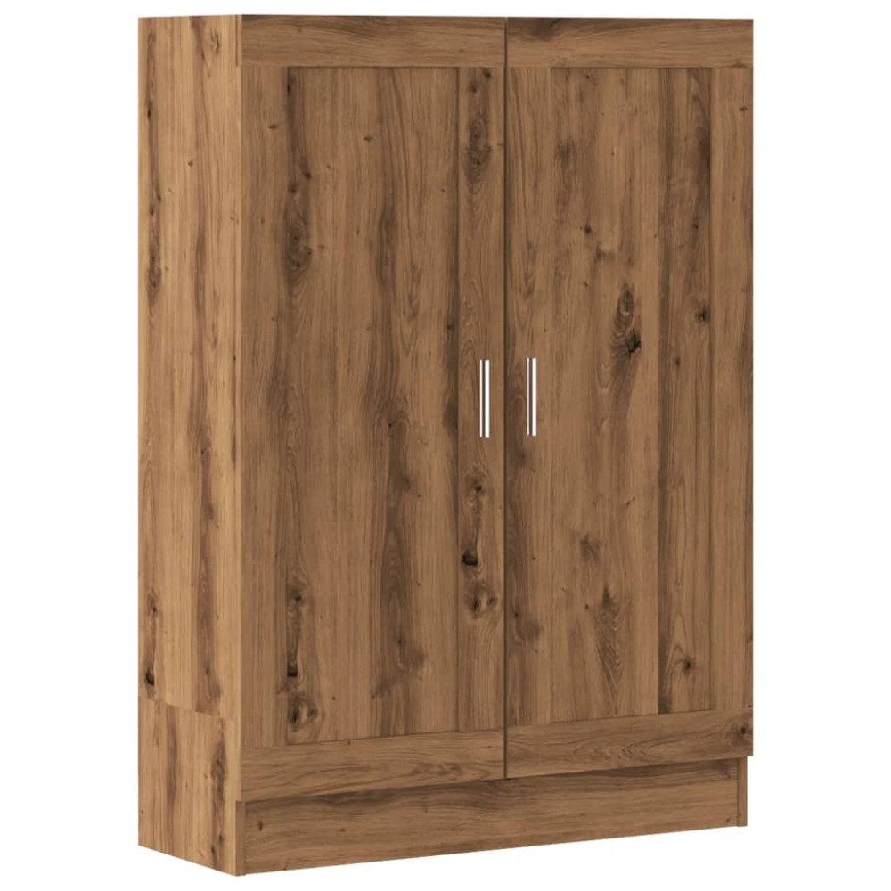 Produktbild för Bokhylla artisan ek 82,5x30,5x115 cm konstruerat trä