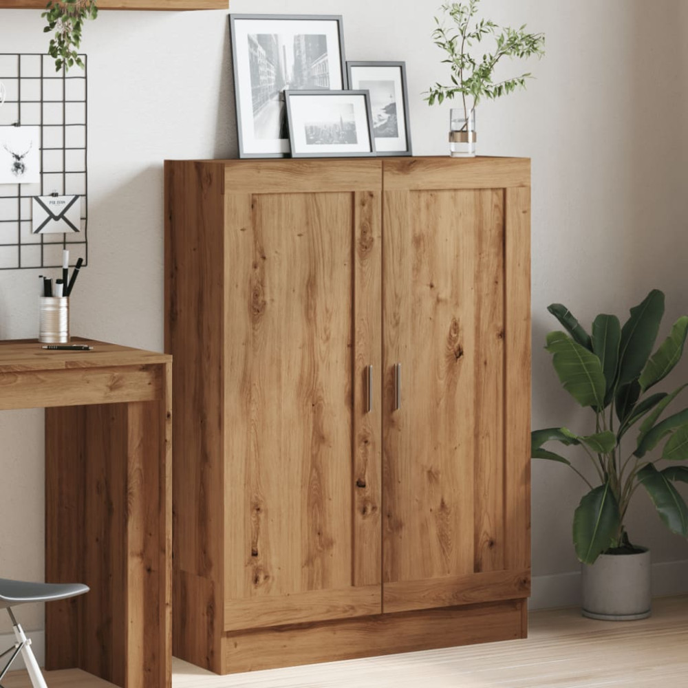 Produktbild för Bokhylla artisan ek 82,5x30,5x115 cm konstruerat trä