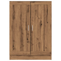 Produktbild för Bokhylla artisan ek 82,5x30,5x115 cm konstruerat trä