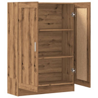 Produktbild för Bokhylla artisan ek 82,5x30,5x115 cm konstruerat trä