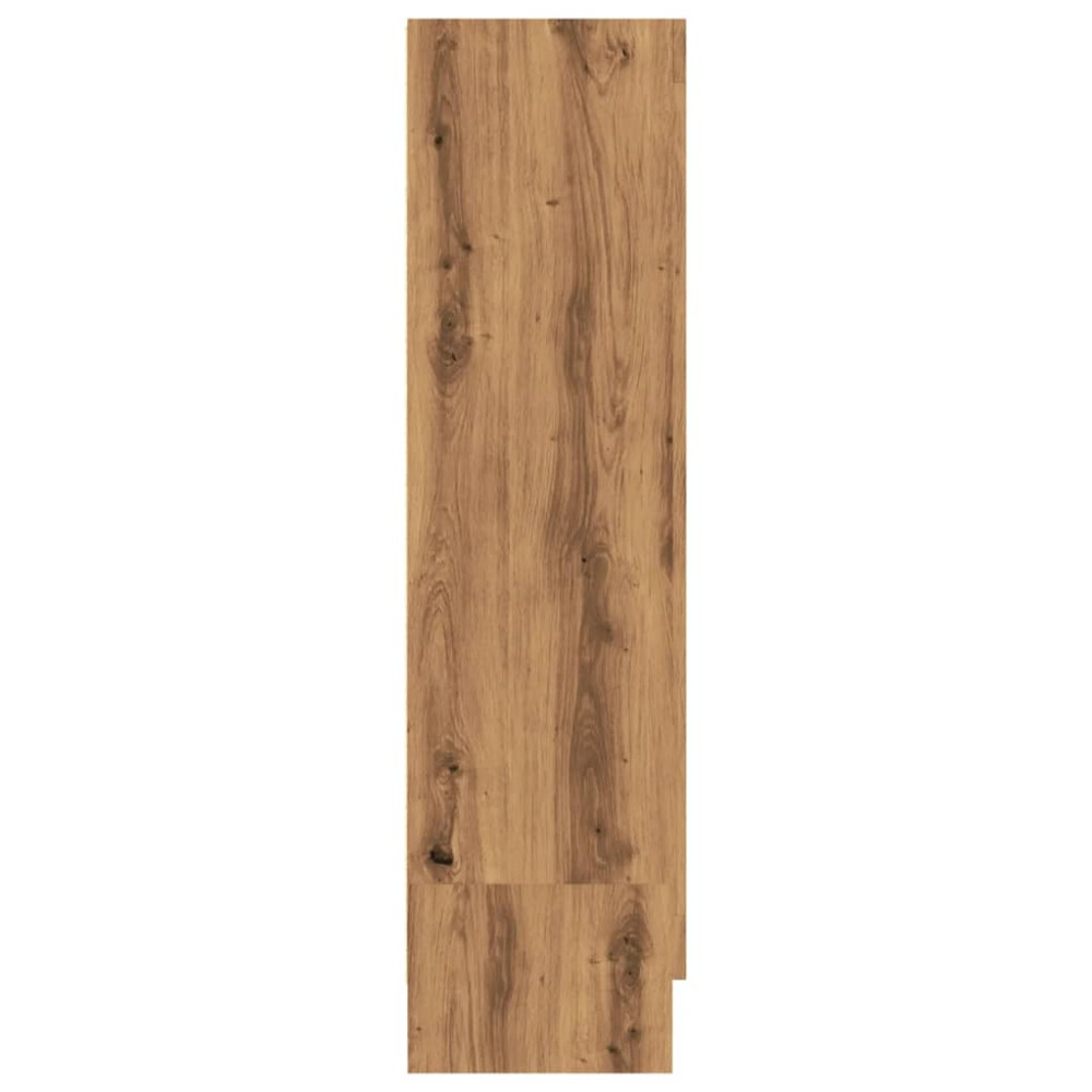 Produktbild för Bokhylla artisan ek 82,5x30,5x115 cm konstruerat trä