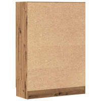 Produktbild för Bokhylla artisan ek 82,5x30,5x115 cm konstruerat trä