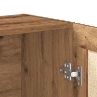 Produktbild för Bokhylla artisan ek 82,5x30,5x115 cm konstruerat trä