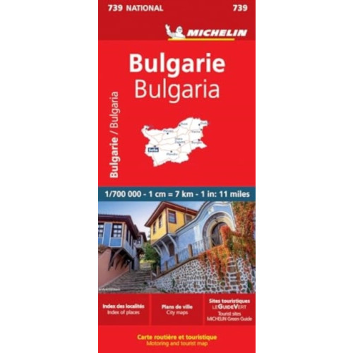 Michelin Editions Des Voyages Bulgaria - Michelin National Map 739