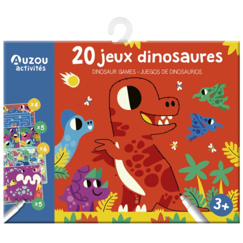 Auzou Toys 20 Dinosaur Games